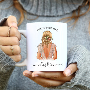 Le Futur Mme Photo Personnalisée Café Mug
