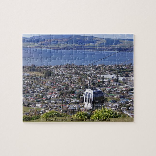 Le gabarit a vu le puzzle - Rotorua, Nouvelle (Horizontal)