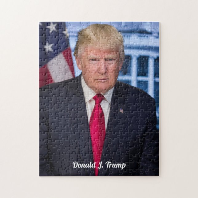 Le gabarit de Donald Trump a vu le puzzle (Vertical)