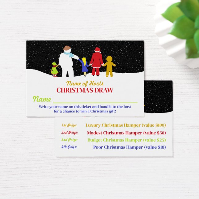 Le Gang de Noël, Billets Raffle de Noël (Bureau)