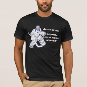 Le GARDIEN DE BUT JÉSUS SAUVE le T-shirt