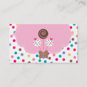 Le gâteau saute le chocolat rose de pois de carte
