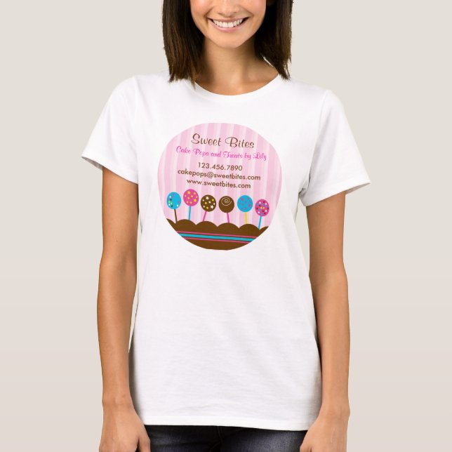Le gâteau saute le T-shirt de boulangerie (Devant)