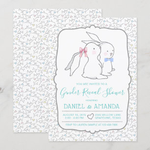 Le genre mignon indiquent des invitations de baby