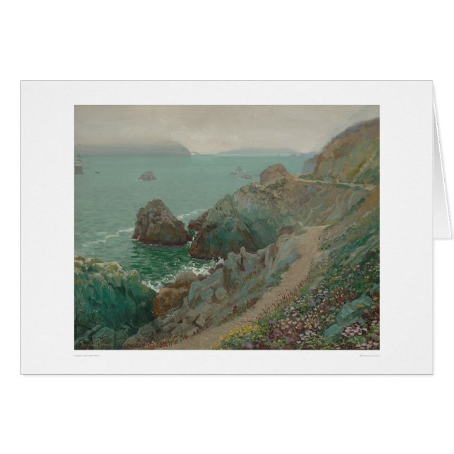 Le Golden Gate de la falaise d'océan (1154) (Devant horizontal)