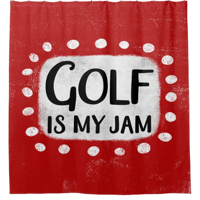 Le Golf Est Mon Rideau De Douche De Jam (Devant)
