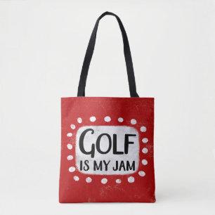 Le golf est mon Sac fourre-tout de confiture