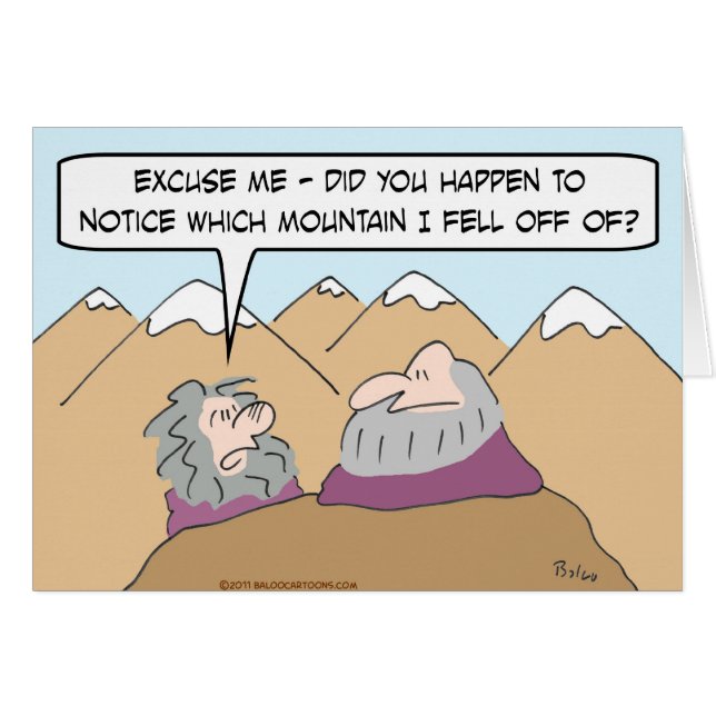 le gourou a tombé la montagne (Devant horizontal)