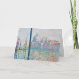 Le Grand Canal   Claude Monet Card