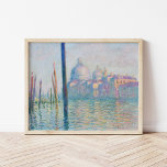 Le Grand Canal | Claude Monet Poster<br><div class="desc">Le Grand Canal (1908) by French Impressionist artist Claude Monet. This oil on canvas work is one of six paintings looking down the Grand Canal towards the Salute church, and part of Monet's larger series of paintings of Venice, Italy during his stay there. Use the design tools to add custom...</div>