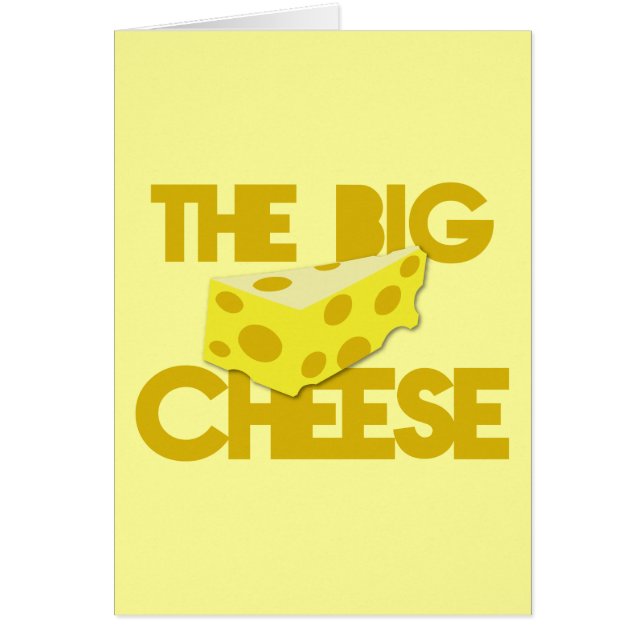 Le GRAND FROMAGE ! patron (Devant)