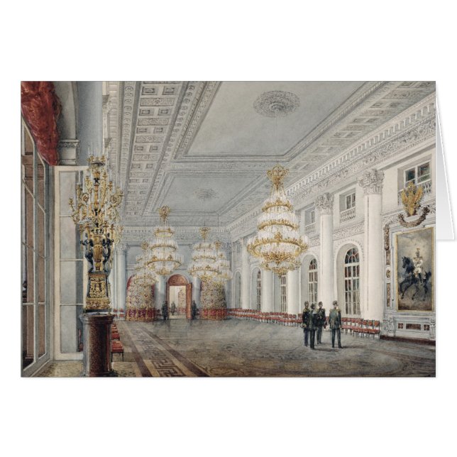 Le grand hall, palais d'hiver, St Petersburg (Devant horizontal)