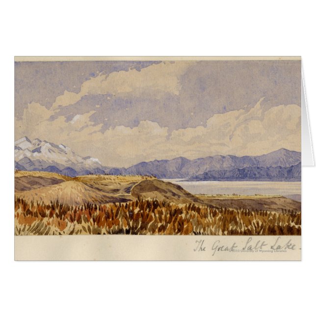 Le Grand Lac Salé, Utah (Devant horizontal)