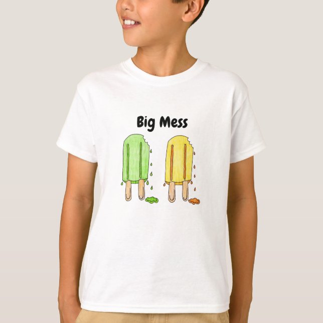 Le grand Popsicle de désordre badine le T-shirt (Devant)