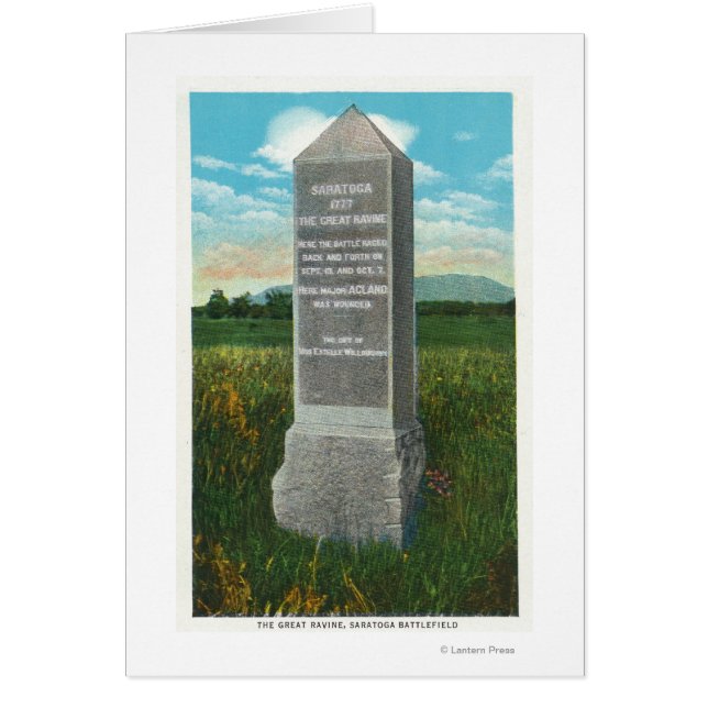 Le Grand Ravin du champ de bataille de Saratoga (Devant)