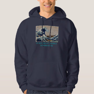 Le grand sweat - shirt à capuche de vague