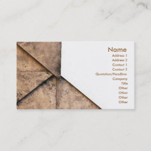 Le granit couvre de tuiles le carte de visite