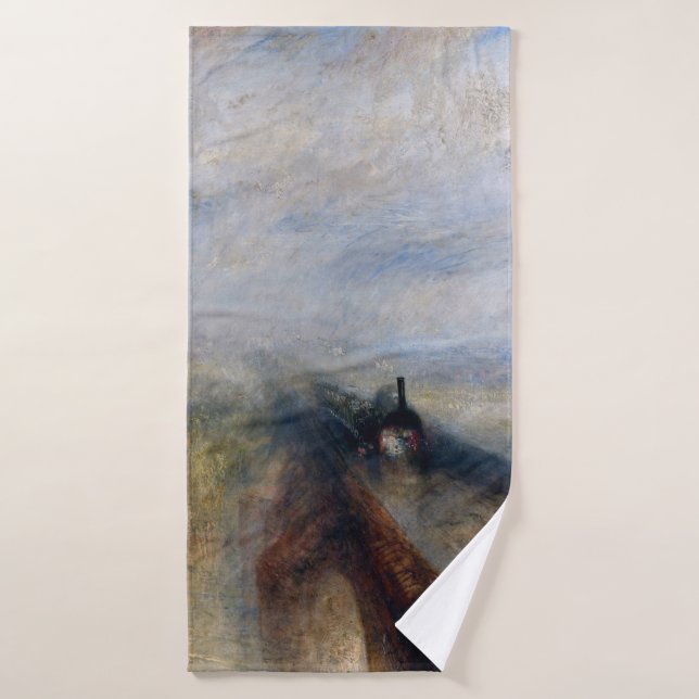 Le Great Western Railway, William Turner, 1844 (Serviette de bain)