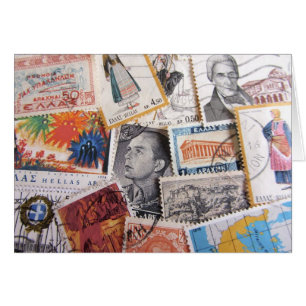 Le Grec vintage emboutit la carte