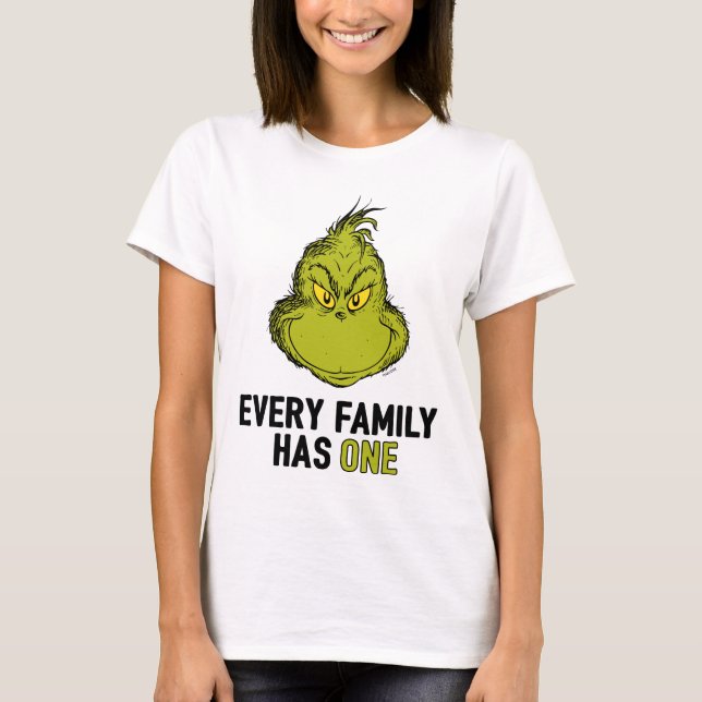 Le Grinch | Chaque Famille A Un T-shirt (Devant)