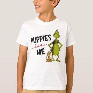 Le Grinch et Max Les chiots m'aiment T-shirt