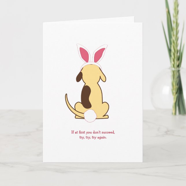 Le gros chien auditionne pour être carte de voeux (Devant)