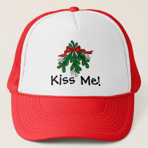 Le gui "m'embrassent" casquette de Noël