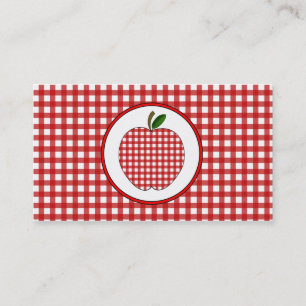 Le guingan rouge Apple façonnent le carte de