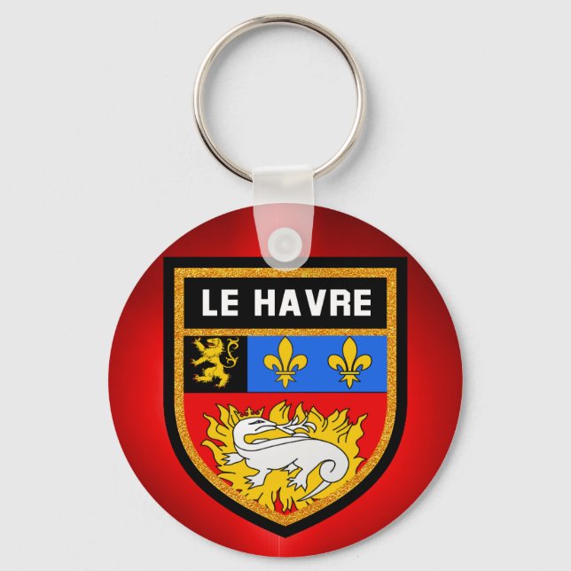 Le Havre Flag Keychain (Front)