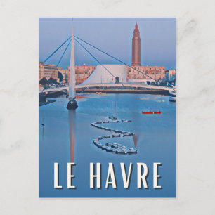 Le Havre Photo Vintage Postcard