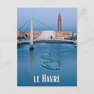 Le Havre Photo Vintage Postcard
