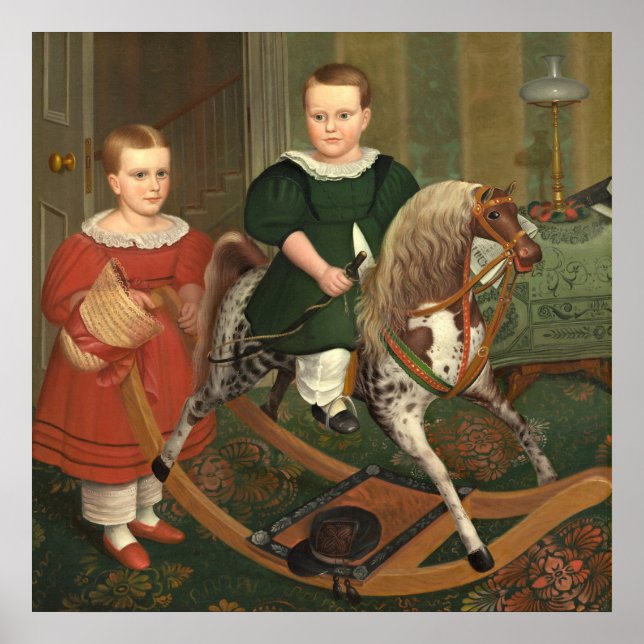 Le Hobby Horse - Poster d'art raffiné Robert Peckh (Devant)