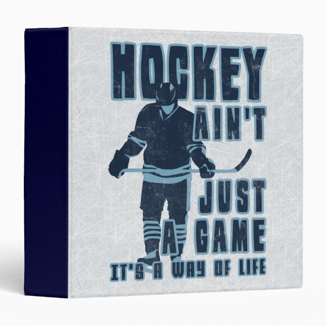 Le hockey n'est pas juste un jeu 3 Classeur de cei (Devant/Côté)