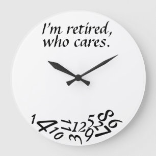 le ~I AM s'est retiré, qui HORLOGE MURALE de