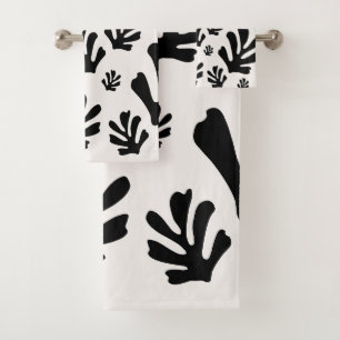 Le Jardin 02 Botanique Noir Blanc Feuille moderne