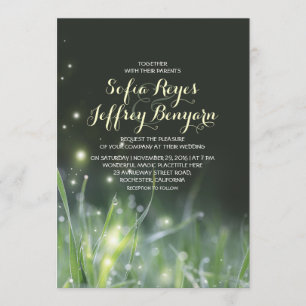 le jardin allume des invitations romantiques de