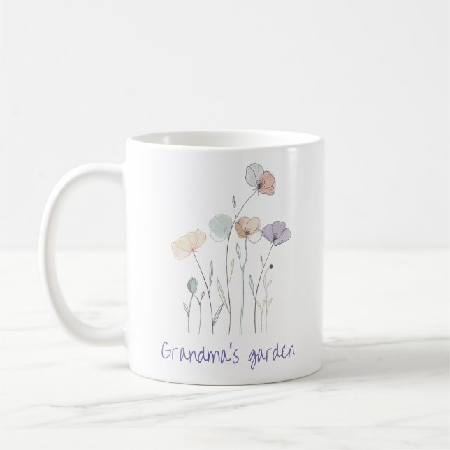 Le jardin de grand-mère Mug (Gauche)