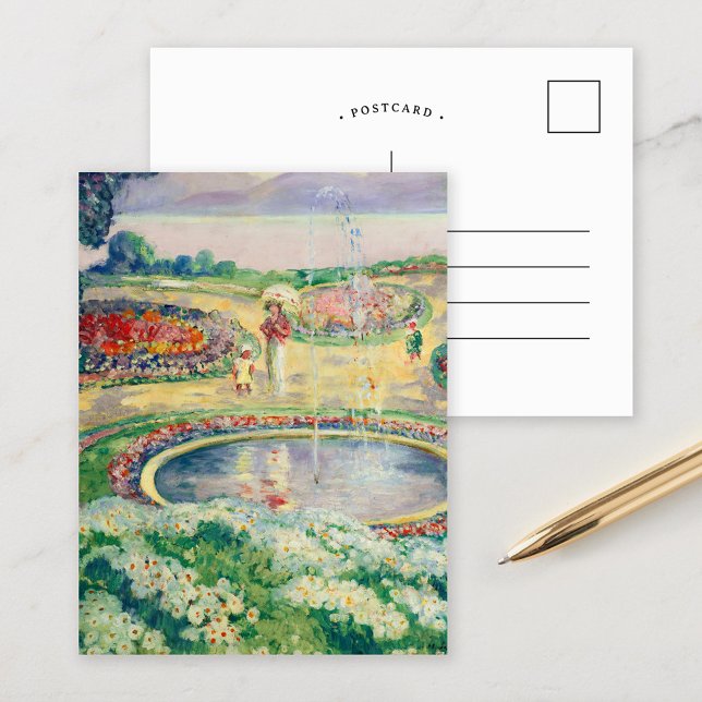 Le Jardin Fleuri | Henri Lebasque Postcard (Creator Uploaded)