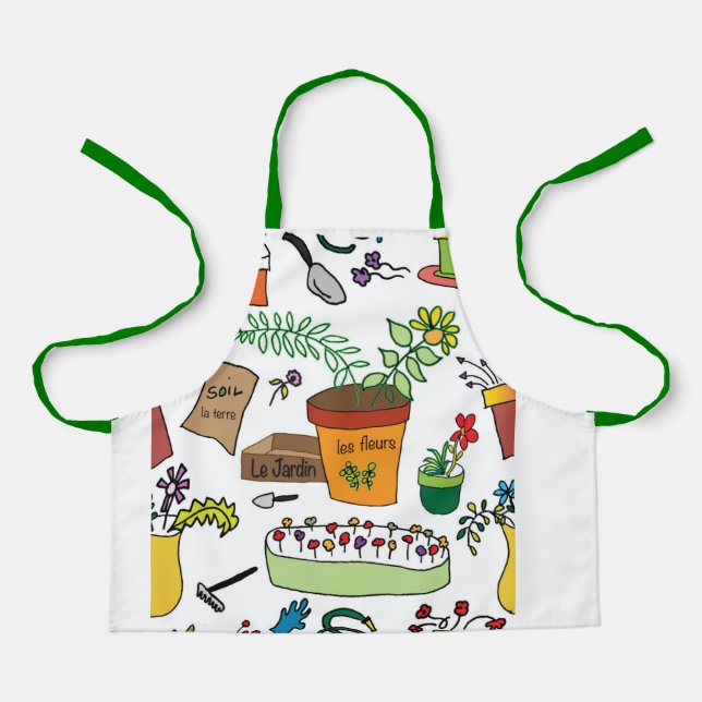 Le Jardin (The Garden) Apron (Front)