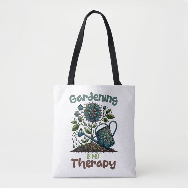 Le jardinage est mon Sac fourre-tout thérapeutique (Devant)