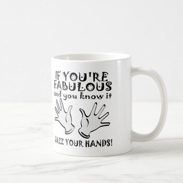 Le jazz fabuleux remet la tasse drôle ou la tasse (Droite)