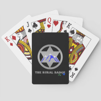 Le jeu de cartes de badge rural