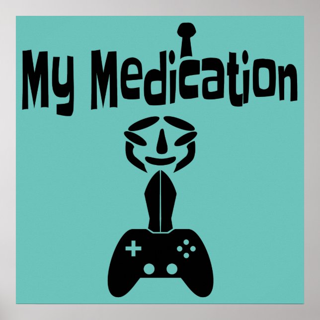 le jeu est mon affiche de méditation (Devant)