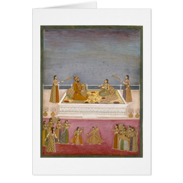 Le jeune empereur de Mughal Muhammad Shah à un (Devant)