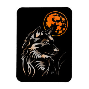 Le jeune Loup Premium Flexi Magnet