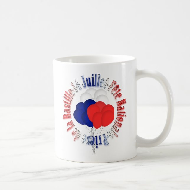 Le jour de bastille monte en ballon la tasse (Droite)