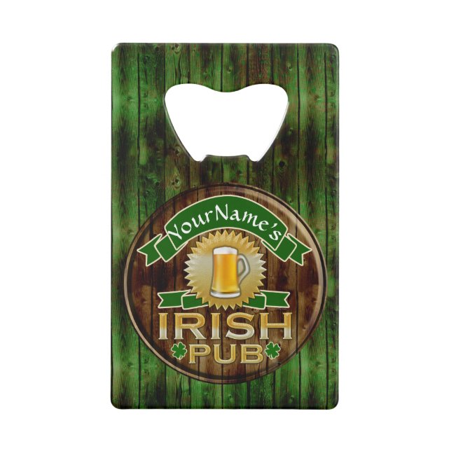 Le jour de Pub de St Patrick irlandais nommé (Devant)