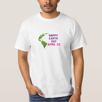 Le Jour des terres, le 22 Avril T-shirt Design.