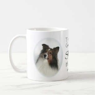 Le jour Shelties étaient tasse créée