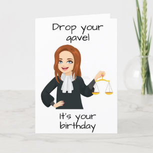 **LE JUGE** CÉLÈBRE LA CARTE "SON ANNIVERSAIRE"
